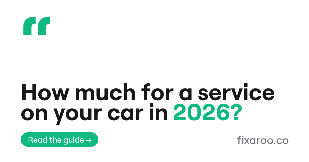 How much for a service on your car in 2026?