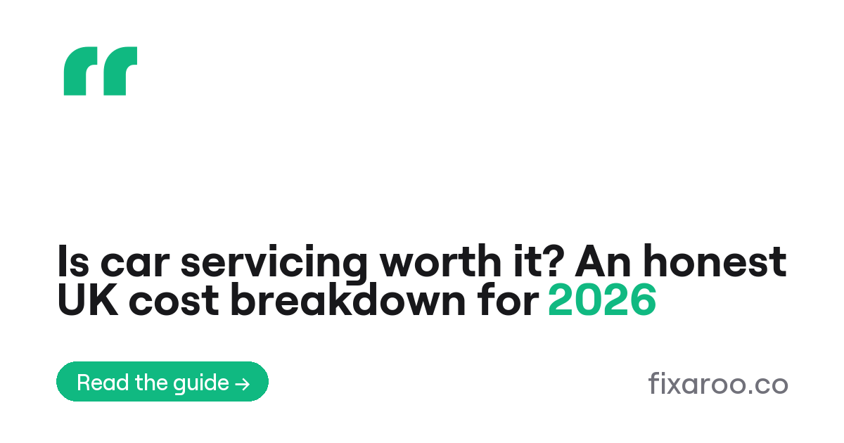 Is car servicing worth it? An honest UK cost breakdown for 2026