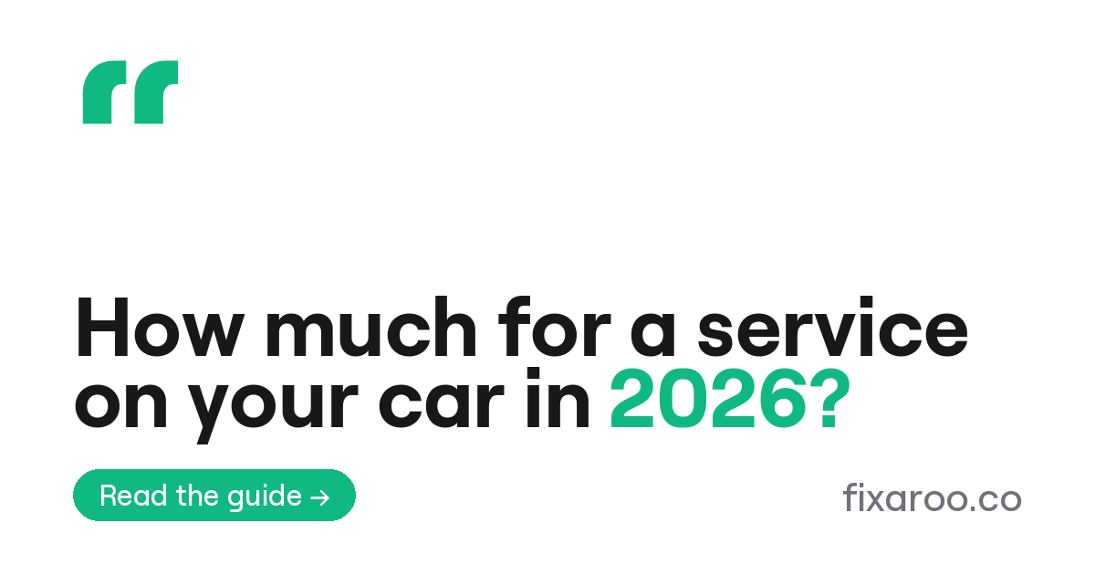 How much for a service on your car in 2026?